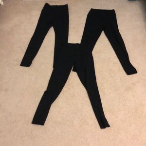3-pair of aerie leggings, all smalls